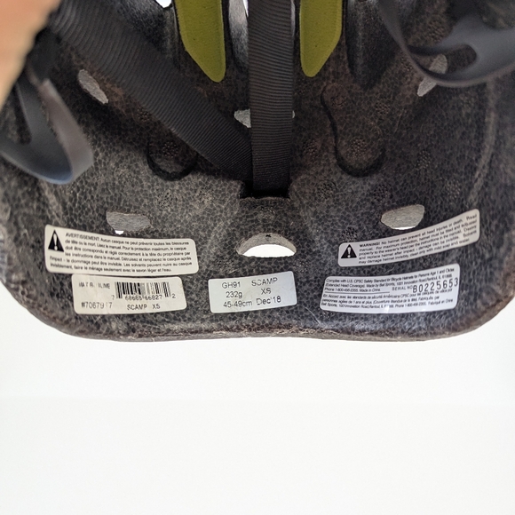 Giro Scamp Blue Cycling Helmet XS - Picture 7 of 8